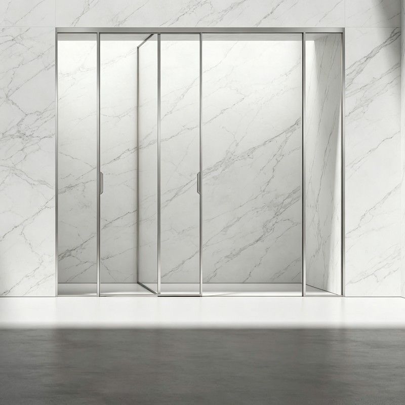 Pivot Door Shower