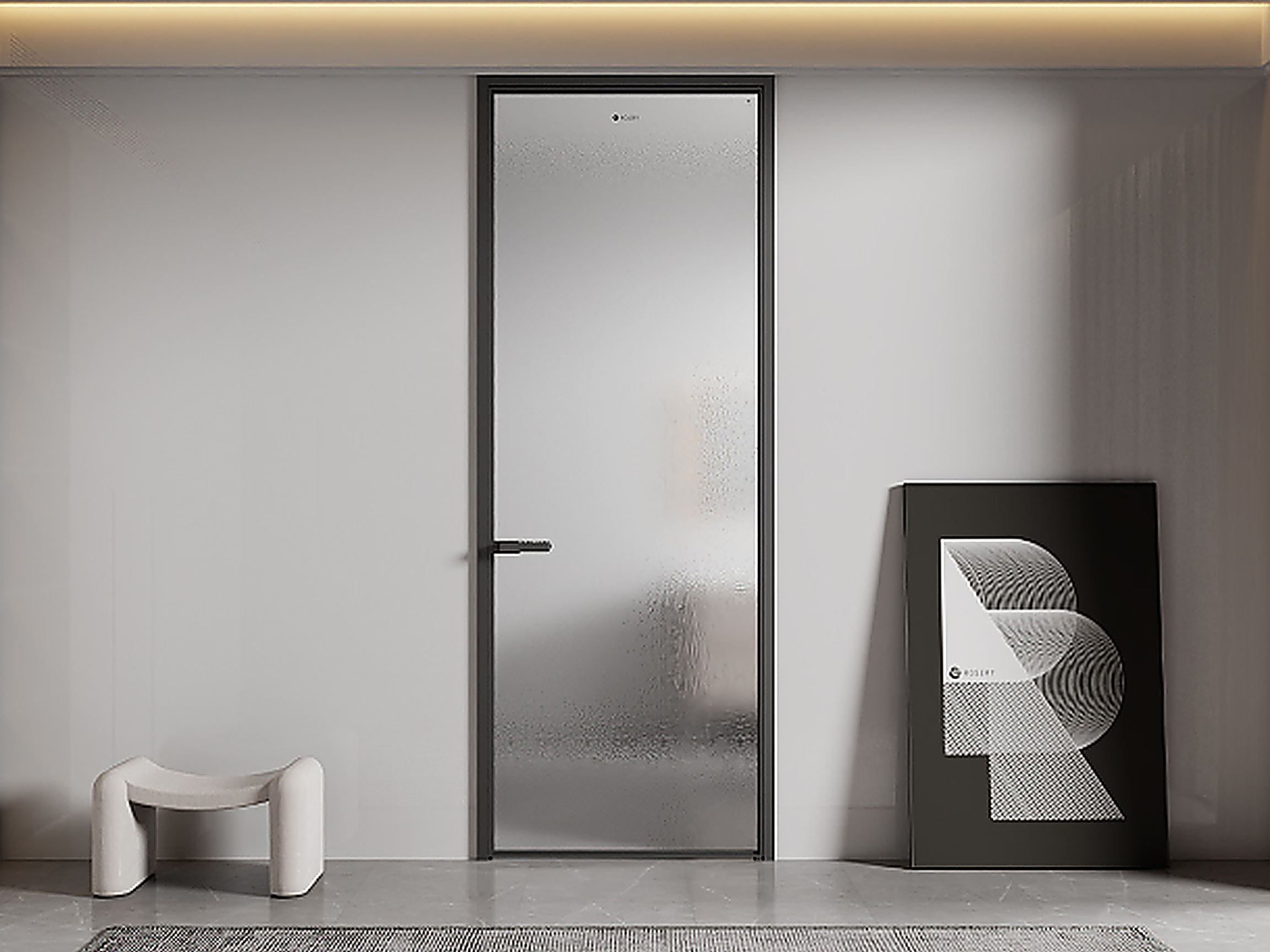 JK1 Minimalist Swing Door