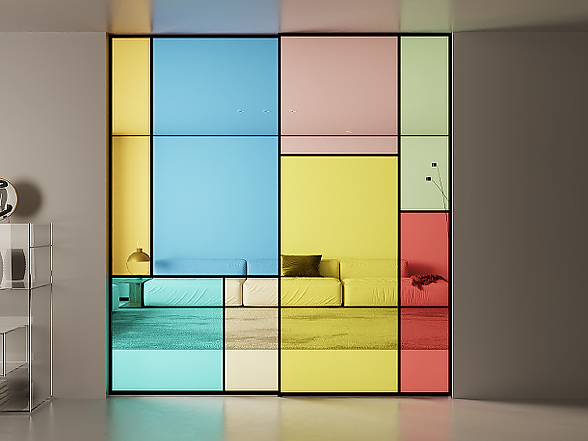 M11 Grid-Pattern Door