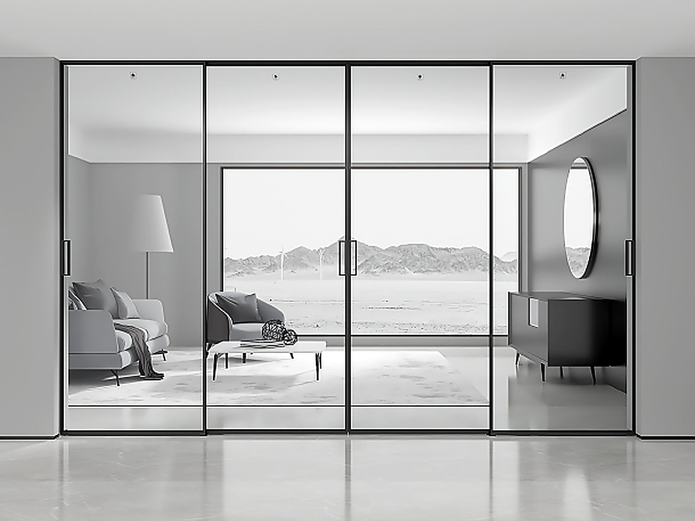 X1 Minimalist Sliding Door
