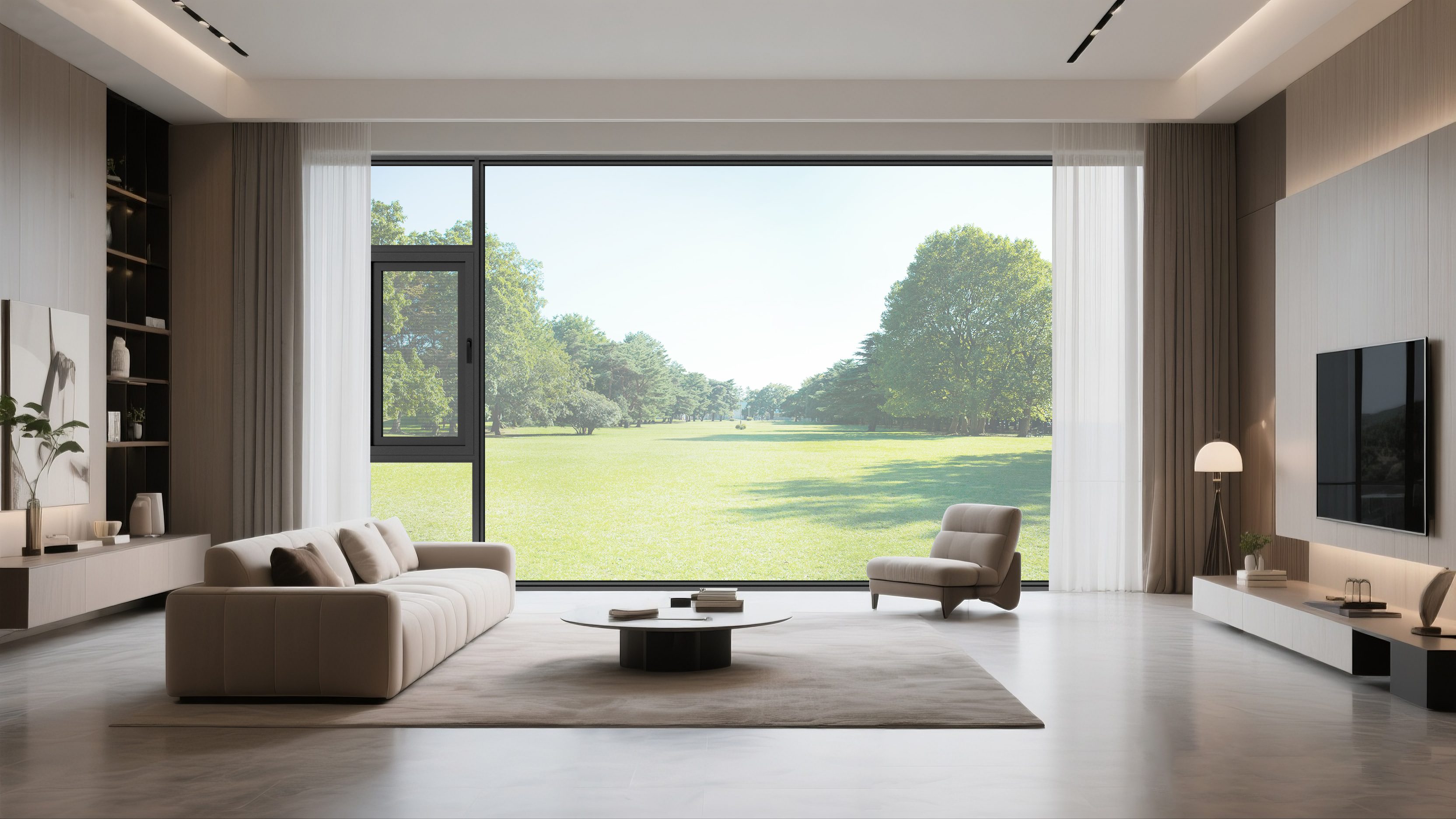 YG7 Integrated Outward Opening System Window